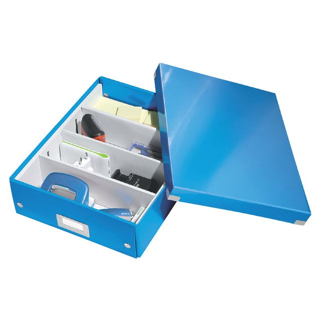 Tri Box Leitz wow cliquez sur Store 280x100x370mm Bleu