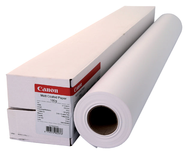 Canon - Tintenstrahlpapier 914 mmx30m 180gr Matte beschichtet