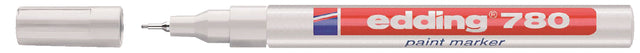 Edding - Felt -Tip Edding 780 Marker laquer autour de White 0,8 mm