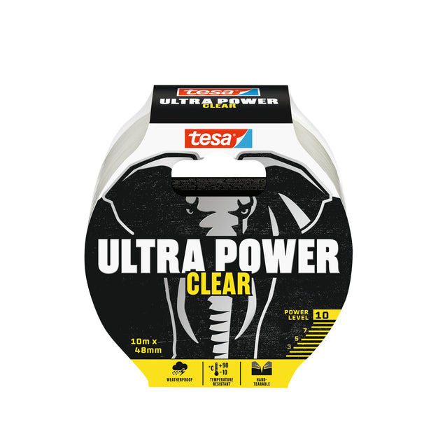 TESA - E 56496 48mmx10m Ultra Power Clear Transparent | 6 pièces