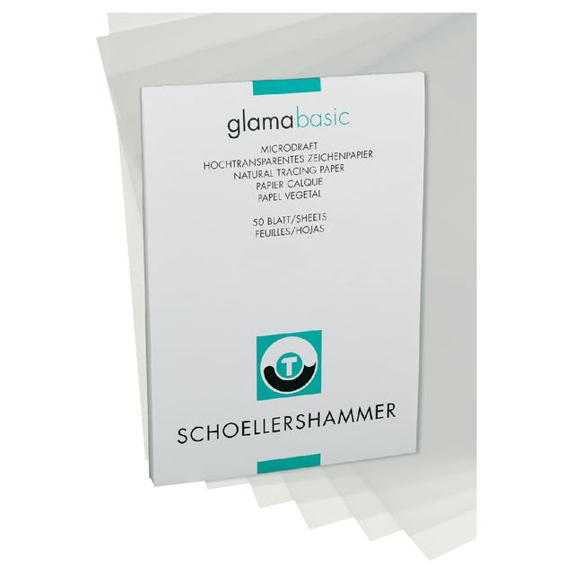 Schoellershammer - Ontwerpblok sh a4 90-95gr 50v transparant