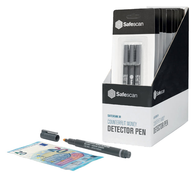 SafeScan - False Money Detection Pen 30, paquet de 3 pièces