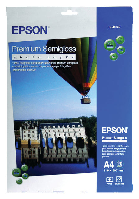 EPSON - Papier à jet encre S041332 A4 MAT 251GR 20vel