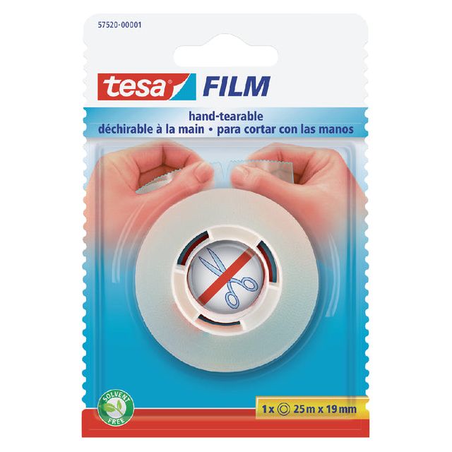 TESA - Film de bande d'emballage 19 mmx25m