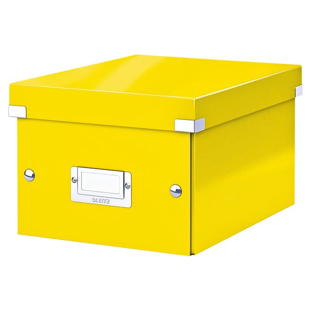 Boîte de rangement Leitz wow cliquez sur Store 220x160x282mm jaune