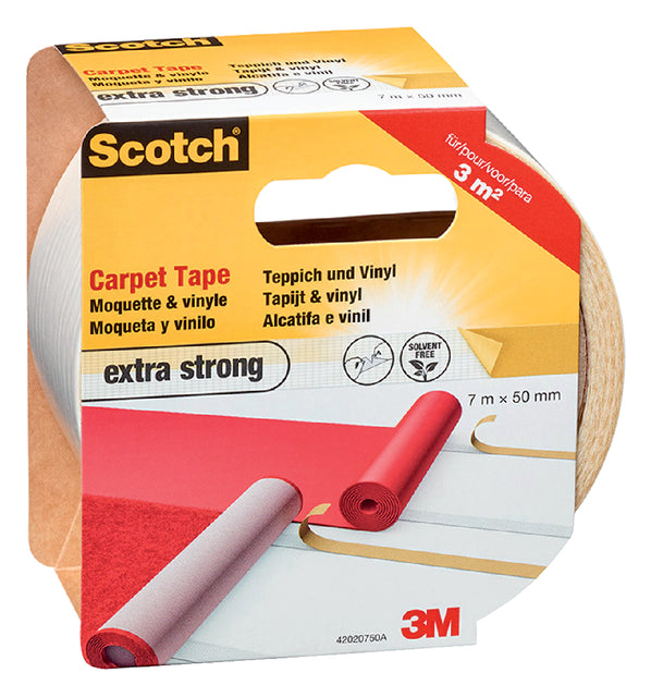 Scotch - Dubbelzijdige plakband ijt 50mmx7m extra strong