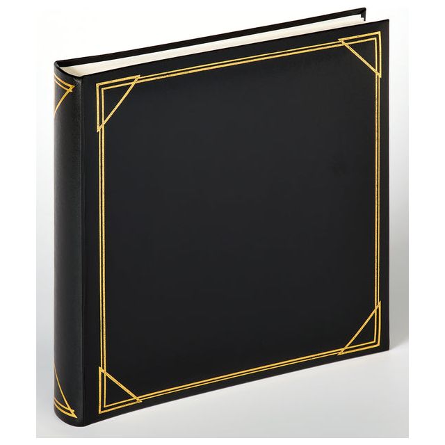 Walther Design - Fotoalbum Classic 30x30cm 100 Haut schwarz