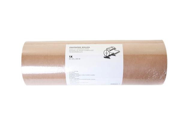 Izzy - Wickpapier 70 Gram 50cmx220m Kraft Brown