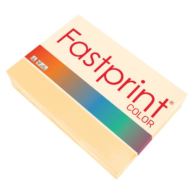 Fastprint - Kopieerpapier  a4 160gr donkerchamois | 5 stuks