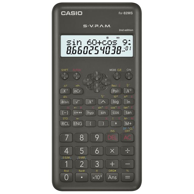 Casio - Calm Machine Casio FX -82MS 2. Auflage | 1 Stück | 40 Stücke