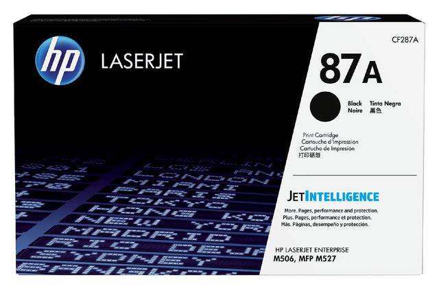 HP - Toner 87a, 9 000 pages, OEM CF287A, noir