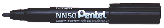 Pentel - Viltstift pentel nn50 rond 1.3-3mm zwart | 12 stuks