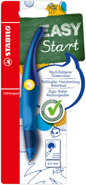 Stabilo - Rollerpen Easyoriginal Linkshanded Blue Holography Edition Blister