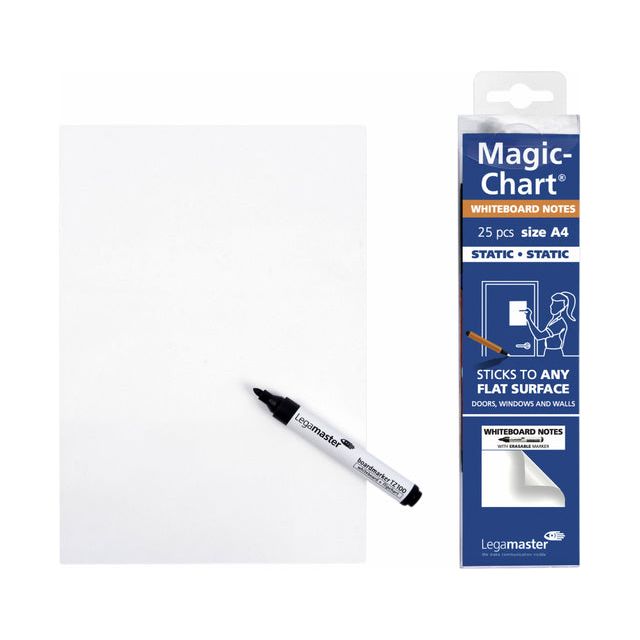 Legamaster - Magic -Chart Notes Whiteboard 20x30cm blanc