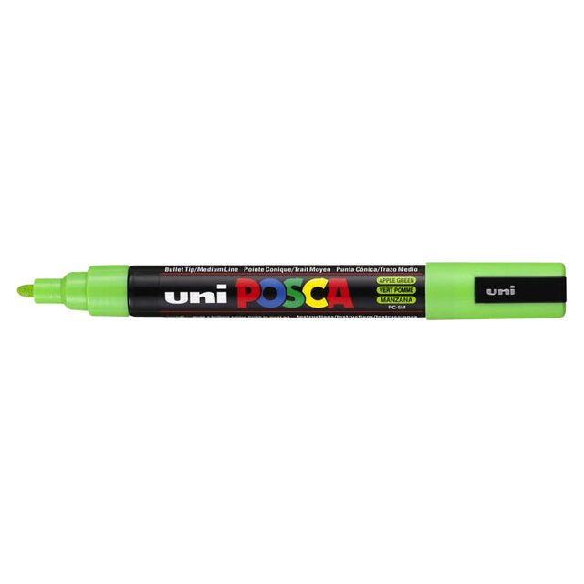 POSCA - PC5M M Apple Green | 6 pièces