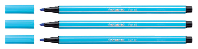 Stabilo - Felt -tip Pen 68/57 Azure Blue | 10 pièces