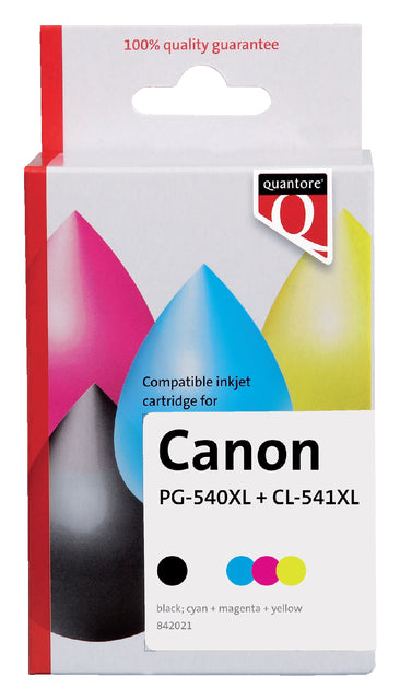 Quantore-inkcartridge PG-540XL CL-541XL Black Color HC