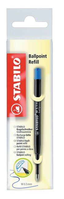 Stabilo - Ballpoint remplissant la cloque bleue standard à 1 pièce