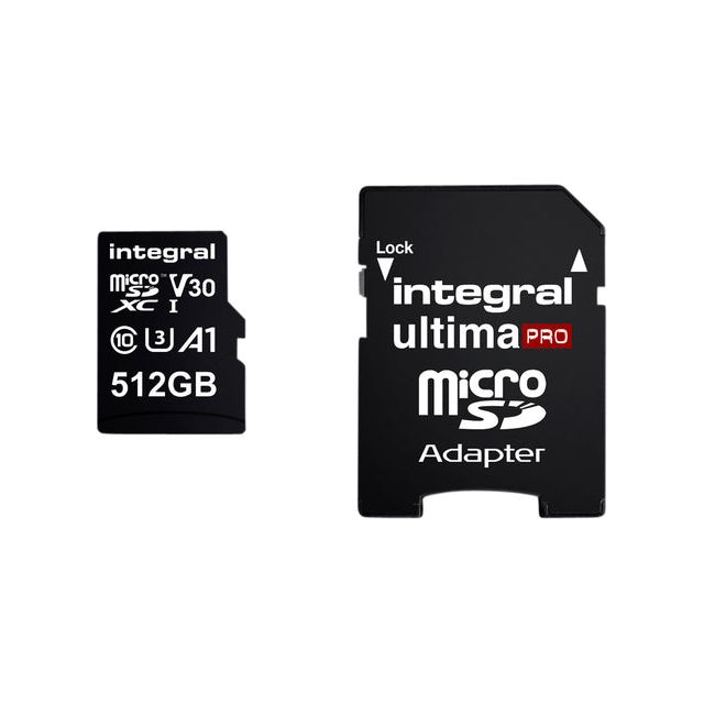 Speicherkartenintegral microSDXC V30 512GB