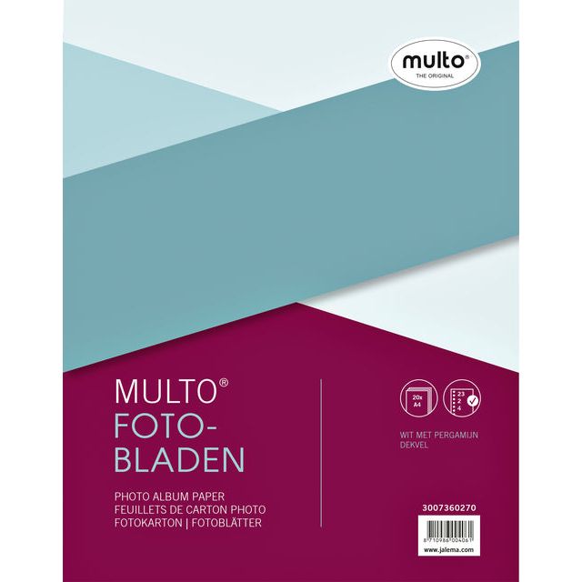 Multo - fotobladen wit