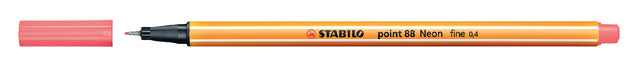 STABILO - Fineliner point 88/040 f neon rood