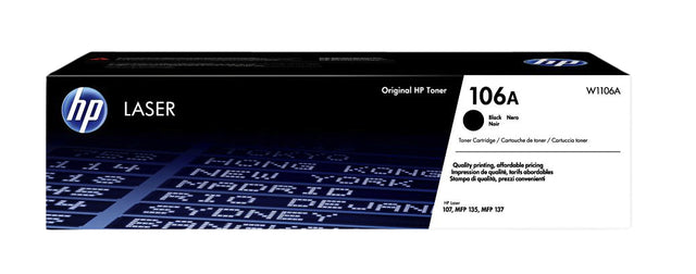 HP - Tonercartidge W1106A 106A Schwarz