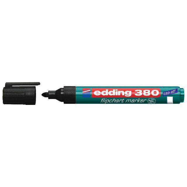 Edding - Viltstift edding 380 flipover rond 1.5-3mm zwart