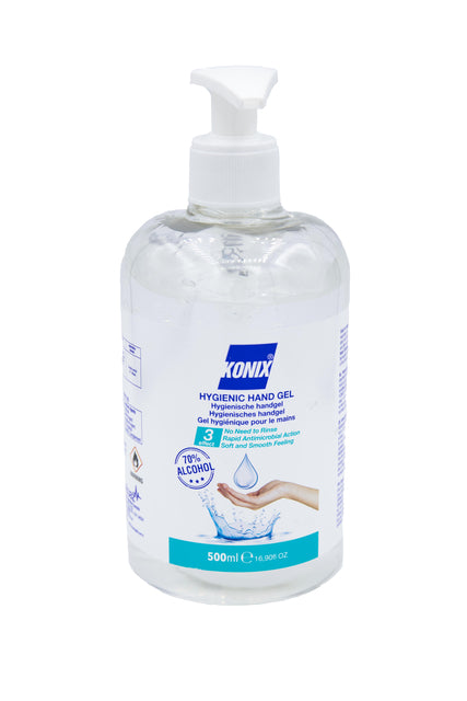 Handschaln Konix Hygienic 500 ml 70% Alkohol -Inkling -Pumpe