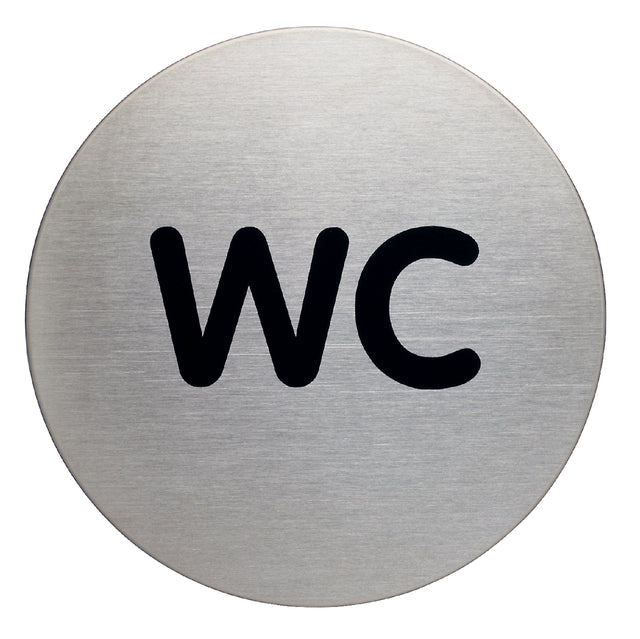 Durable - Infobord pictogram durable wc rond 83mm