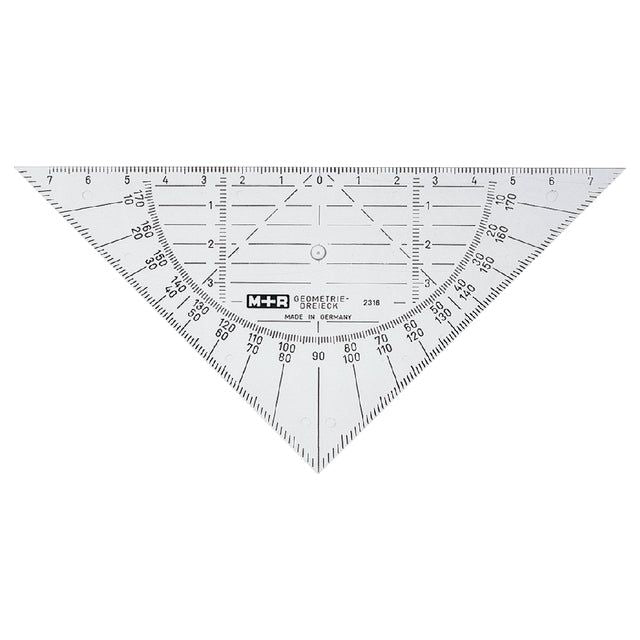 Geo Triangle M + R 2316 160 mm transparent