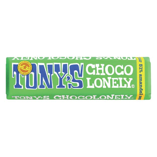 Tony's Chocolonely - Barne de chocolat 47gr amander Sea Salt