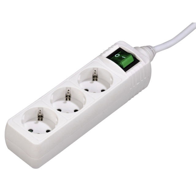 HAMA SOCKET 3 fois 1,4 m blanc