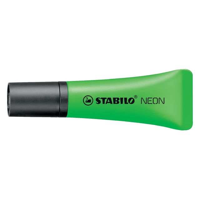 Stabilo - Markeerstift 72/33 neon groen | 10 stuks