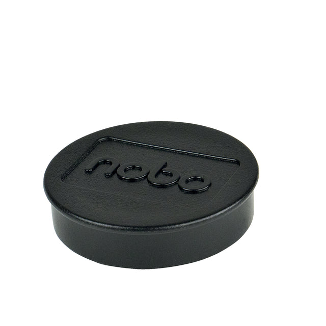 Nobo - Magnete für Whiteboarddurchmesser von 38 mm, Pak von 10 Teilen, schwarz