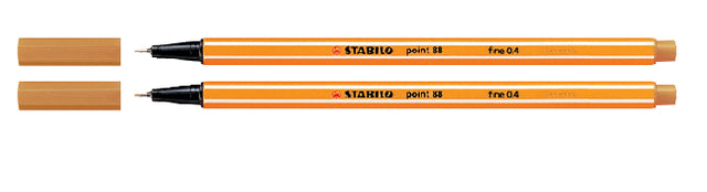 STABILO - Fineliner point 88/54 f oranje | 10 stuks