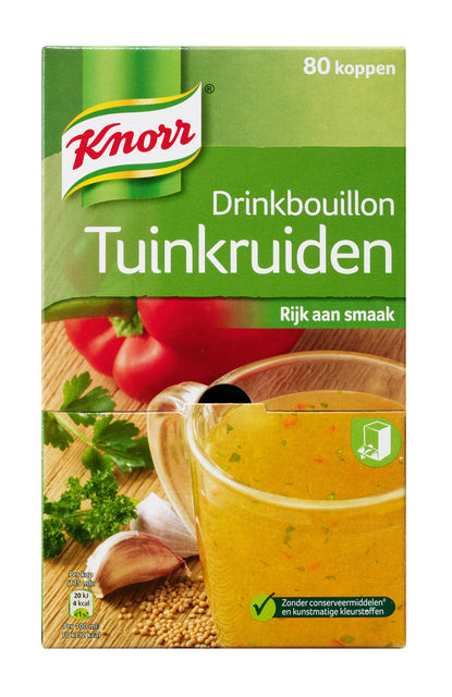 Knorr - Drinkbouillon knorr tuinkruiden | 6 stuks