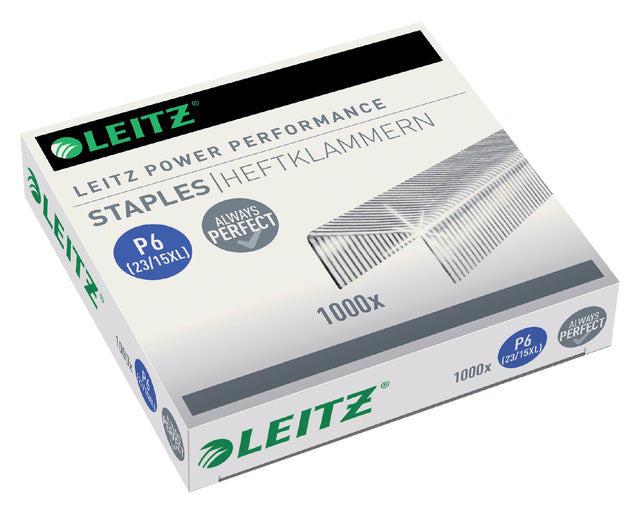 Leitz - Staples 23/15, boîte avec 1000 agrafes