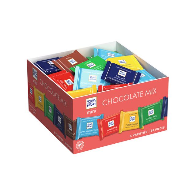 Ritter Sport - Mini colorful variety 16.67gr | 4 stuks