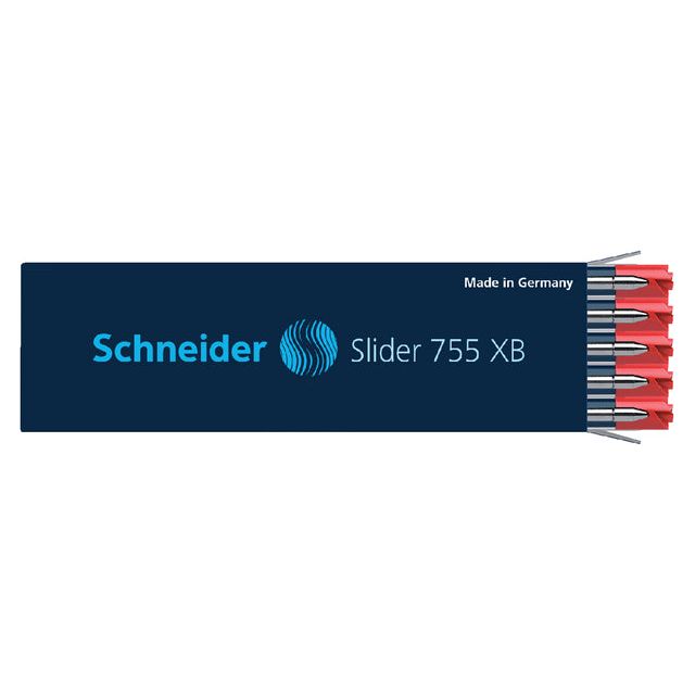 SCHNEIDER - SULIR BALLPIN REMPLIGNEMENT 755 Red Extra large | 10 pièces