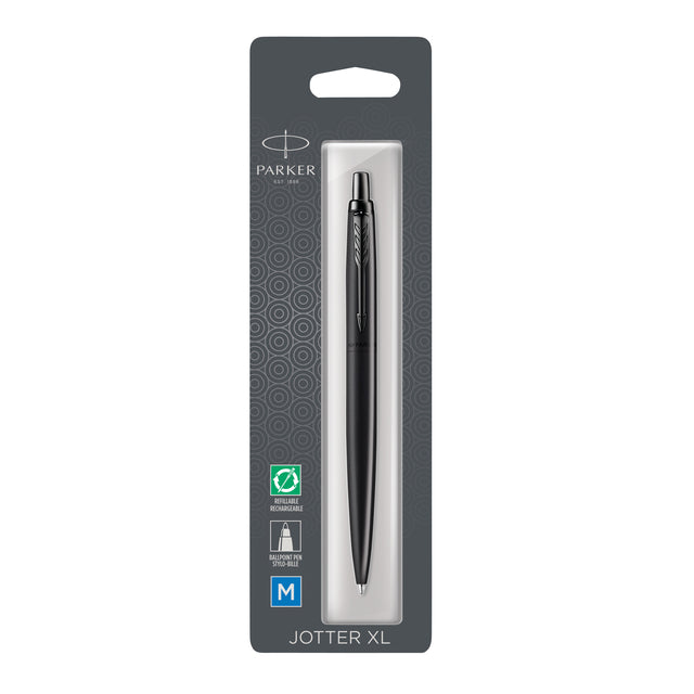 Parker - Jotter XL SE20 Monochroom balpen, zwart, op blister