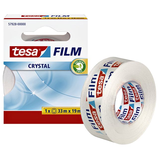 Klebeband Tesa Film Crystal 19mmx33m