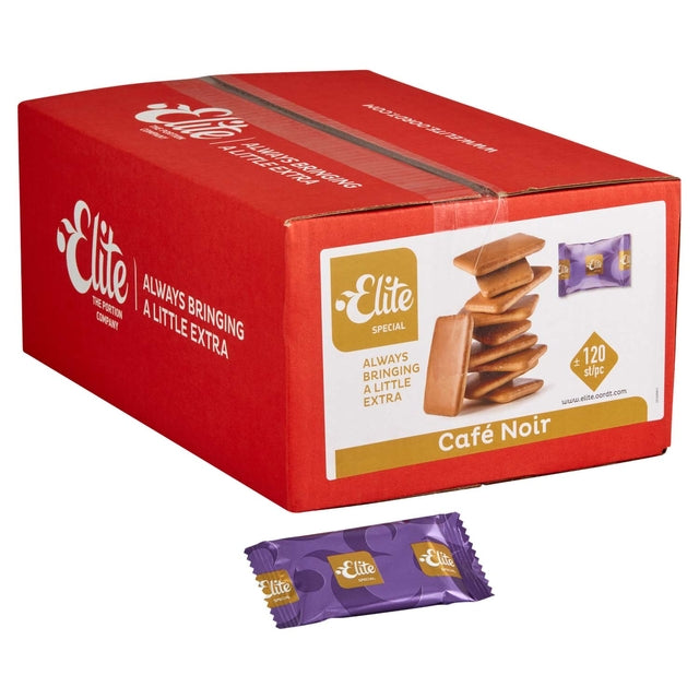 Elite - Biscuits Café Noir 120 pièces