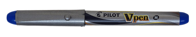 Pilot - Vulpen pilot vpen m zilver blauw | 12 stuks