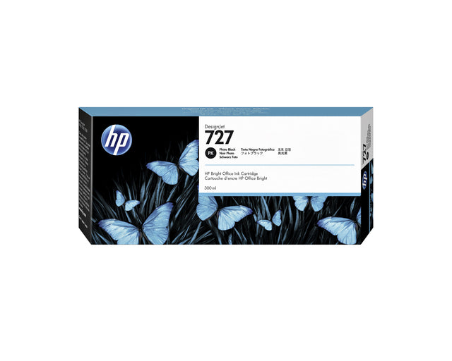 HP - Inkcartridge F9J79A 727 300 ml photo noir