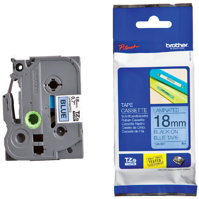 Brother - Labele brother ptouch tze541 18mm blauw