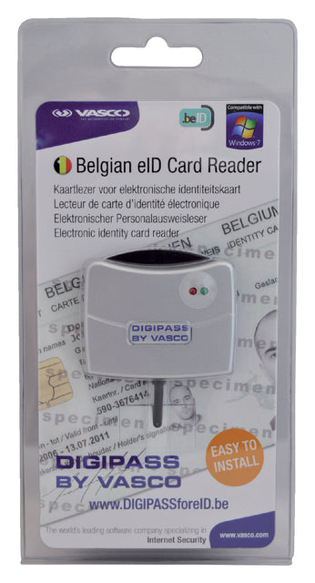 Vasco - Cardreader digipass 905 eid grijs