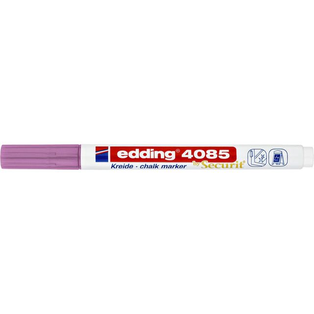 Edding - Chalkstift Edding von 4085 um 1-2 mm rosa Metallic | 10 Stücke