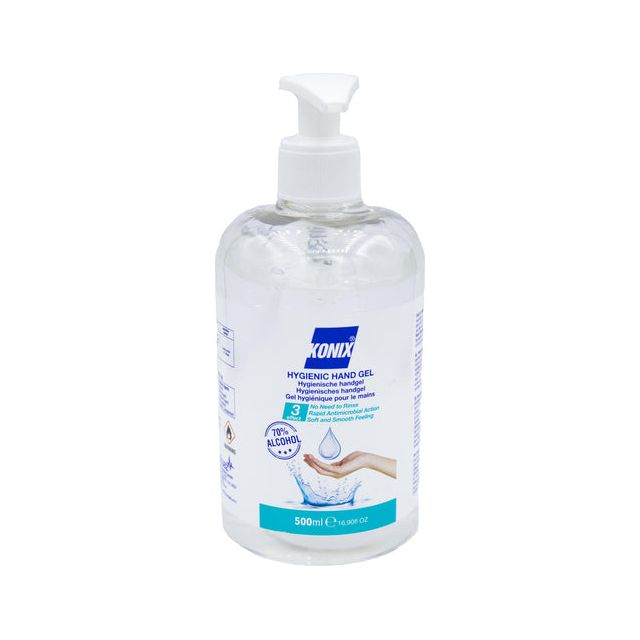 Konix - Handgel Konix Disinfection 500 ml incl Pompe | Bouteille 500 millilitres