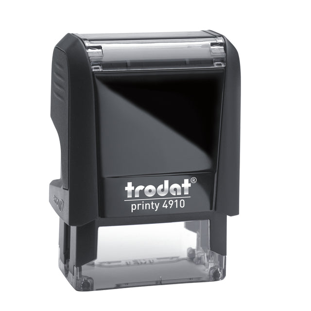 Trodat - Text Stamp Printy 4910 Personnalisable SW 2 Règles 26x9mm