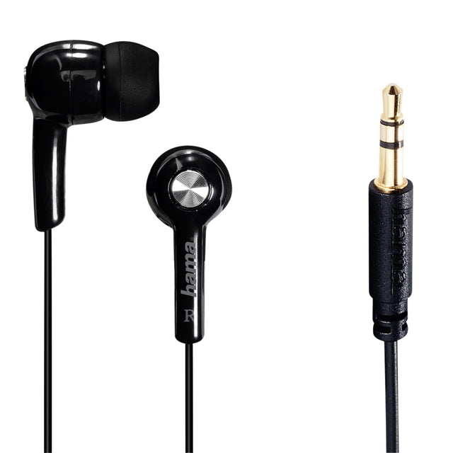 Hama - Oortelefoon ham in-ear-stereo basic4music zwart